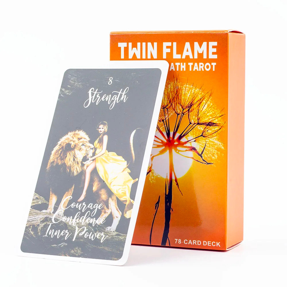 Twin Flame Awakened Path Tarot 78-card Deck Meaning Oracle Card Divination Edition เกมกระดานเล่นเกม 
