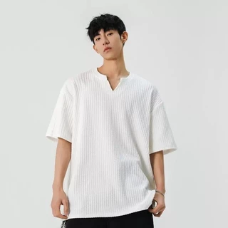 เสื้อยืดผู้ชายเนื้อนุ่ม แขนสั้น ระบายอากาศได้ดี สำหรับฤดูร้อน