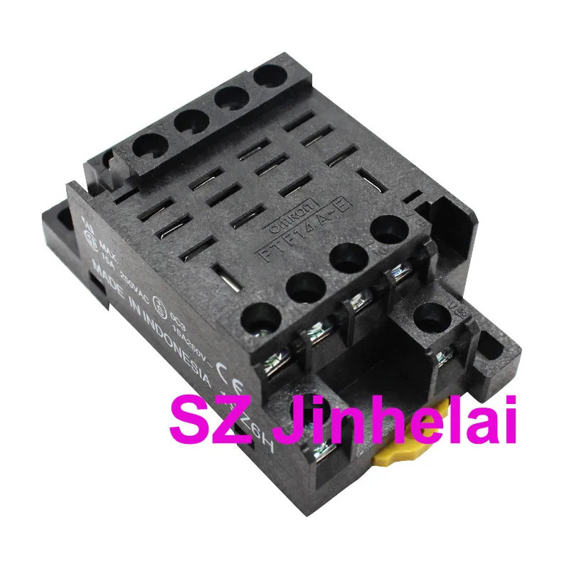 10 ชิ้น OMRON PTF14A-E ของแท้ RELAY SOCKET (Applies to LY4N-J HH64P)