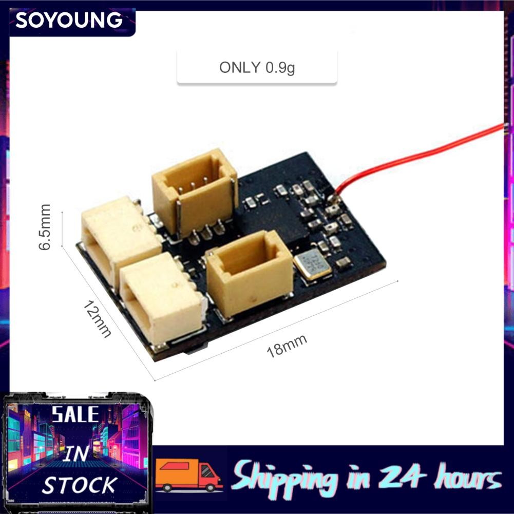 Soyoung MINI RX146 4CH รองรับ Flysky โปรโตคอลแบบบูรณาการ 5A/1S Brushed ESC สำหรับเครื่องบิน RC Racin