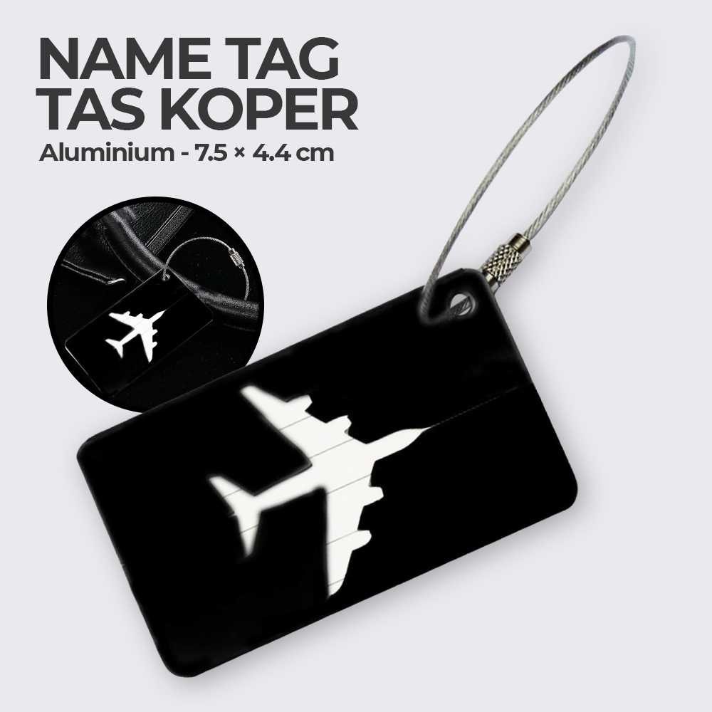 NTK Name Tag ID Business Card Holder Aluminium Suitcase Bag - N005