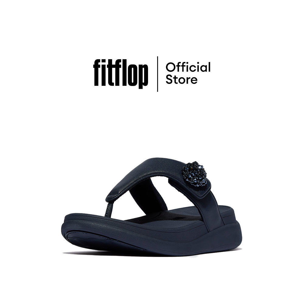 FITFLOP F-MODE GO BEADIE-BUTTON ADJ.TP รองเท้าแตะแบบหูหนีบผู้หญิง รุ่น IW4-399 สี BLUE