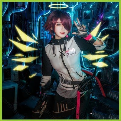 ชุดคอสเพลย์ Arknights EXUSIAI พร้อมวิกผมและแจ็คเก็ต สำหรับงานปาร์ตี้ฮาโลวีนและโอกาสพิเศษ