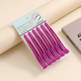 6 ชิ้นจระเข้คลิปผมสีทึบ คลิปตัดผมแบ่งคลิปผมจัดแต่งทรงผม กิ๊บติดผม กิ๊บติดผมมืออาชีพสำหรับร้านทำผม กิ๊บติดผมแบบไร้รอยต่อ
