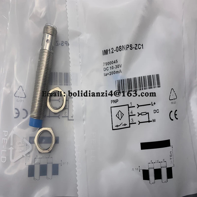 เซ็นเซอร์ใหม่สําหรับ Proximity Switch IM12-08NPS-ZC1 IM12-02BPS-ZW1 IM12-02BPS-ZC1 IM12-04BNS-ZC1 ใน