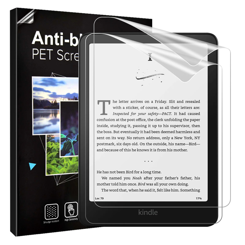 2 แพ็คป้องกันหน้าจอสําหรับ All-new Kindle Paperwhite 7 นิ้ว (12th 2025) และ Kindle Colorsoft Signatu