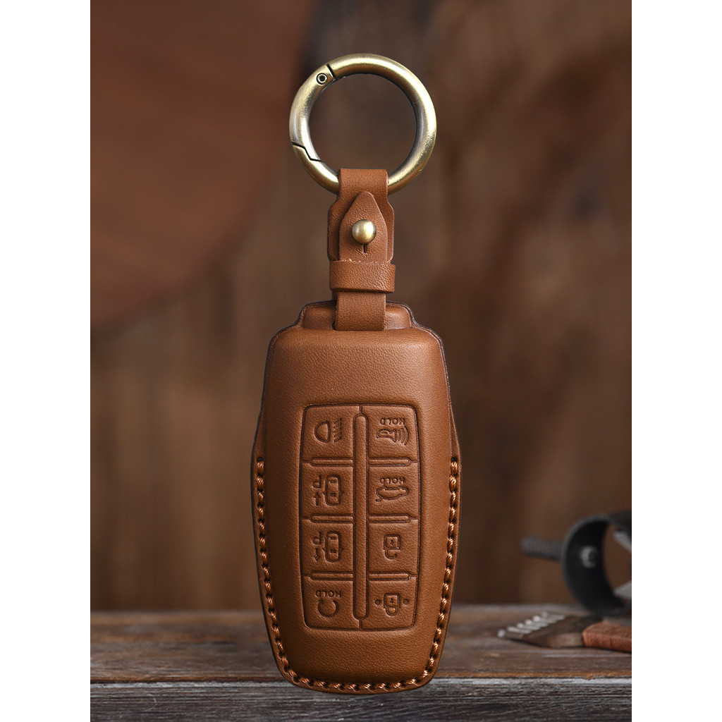 เหมาะสําหรับ Genesis Genesis Key Cover GV70/G80/GV80/G90 ของแท้หนังกุญแจรถ