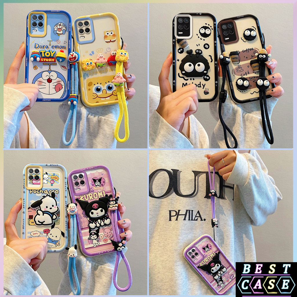 เคสRealme 8 5Gเคสเข้ากันได้กับการ์ตูนสุดเท่สามมิติรูปตุ๊กตาเคส นุ่มน่ารักTY-TYGZ