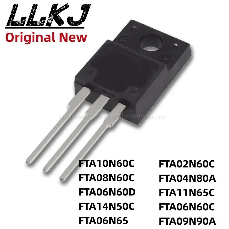 5 ชิ้น FTA10N60C FTA08N60C FTA06N60D FTA14N50C FTA06N65 FTA02N60C FTA04N80A/11N65C/02TA ทรานซิสเตอร์