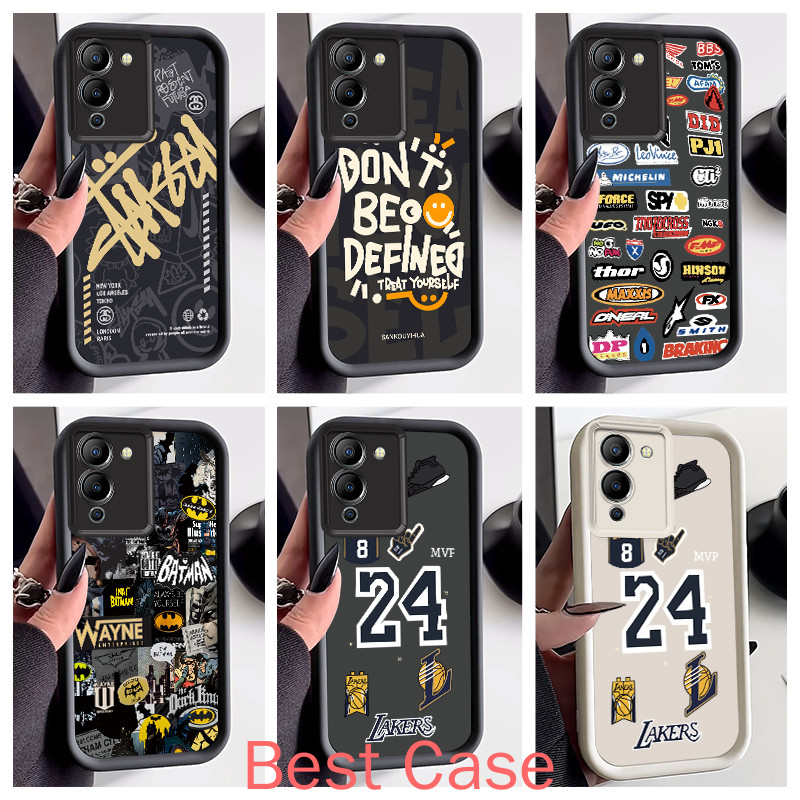 For เคส Infinix Note 12 G96 เคส Cool Street Boy Matte ซิลิโคน Anti-drop เคสโทรศัพท์ YQ-JGS