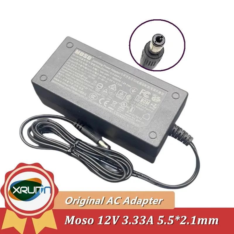 สําหรับ Hikvision Charger MOSO 12V 3.33A 40W MSA-Z3330IC12.0-48W-Q Switching Power Adapter MSAZIC120