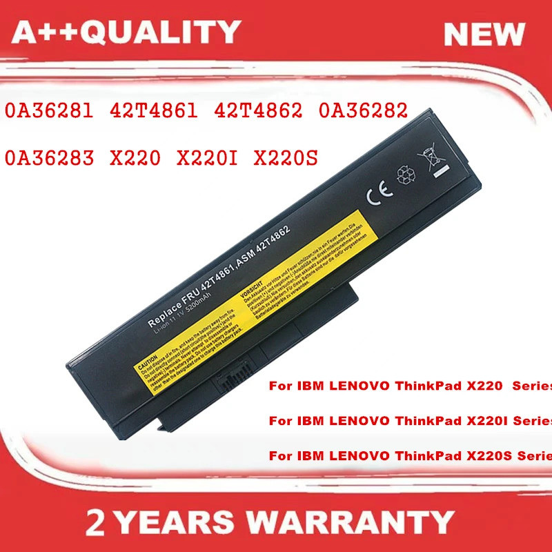 ใหม่ 0A3281 42T4861 42T4862 0A36282 0A36283 แบตเตอรี่แล็ปท็อปสําหรับ IBM LENOVO ThinkPad X220 X220I 