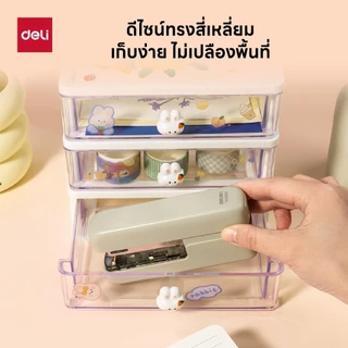 เครื่องเย็บกระดาษ Deli รุ่น TA301PRO ประหยัดแรง เย็บได้ 35 แผ่น มีที่ถอนลวดในตัว แม็กเย็บกระดาษ