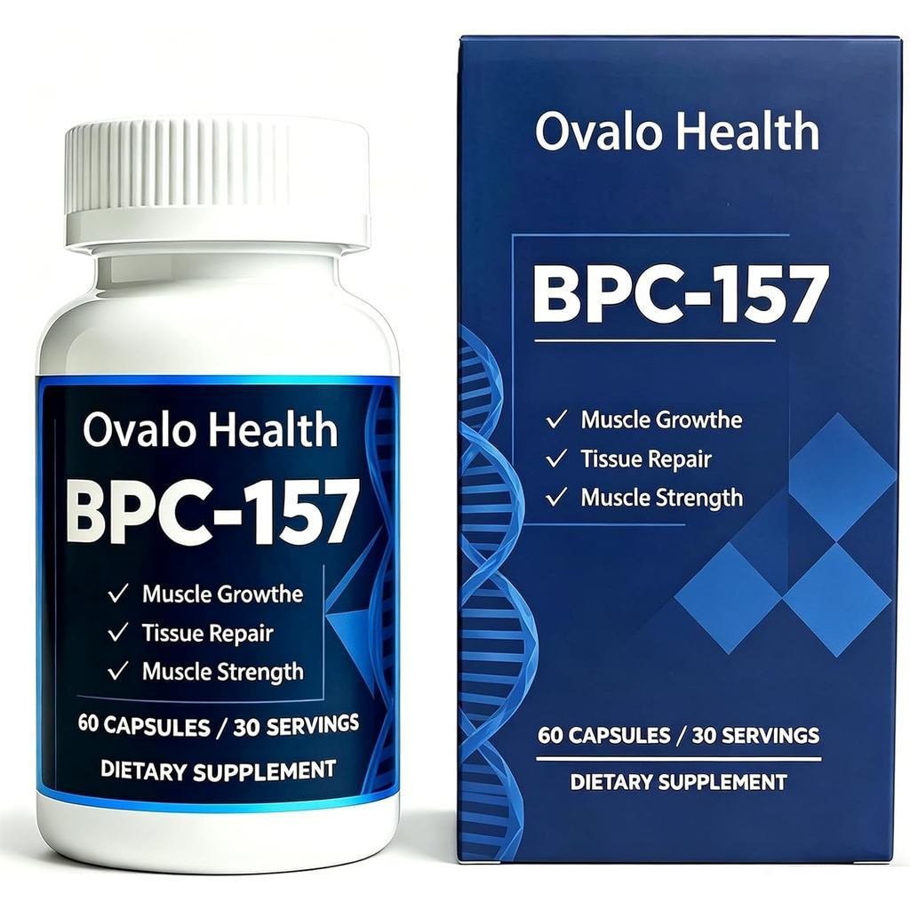 Ovalo Health Bpc 157 Peptide Capsules,Softgel Form,60 Softgels