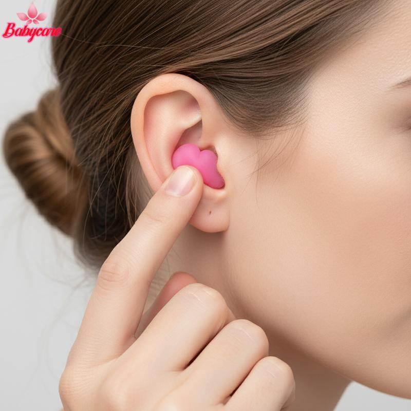 <BYCE-t> Noise Cancelling Sleeping Ear Plugs Silicone Reusable Earplugs Soft Hearing Protection for 