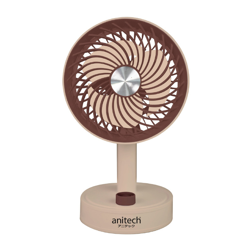 ANITECH พัดลม USB รุ่น SMF04-BR สี Brown Tactile ขนาด 4.5 นิ้ว