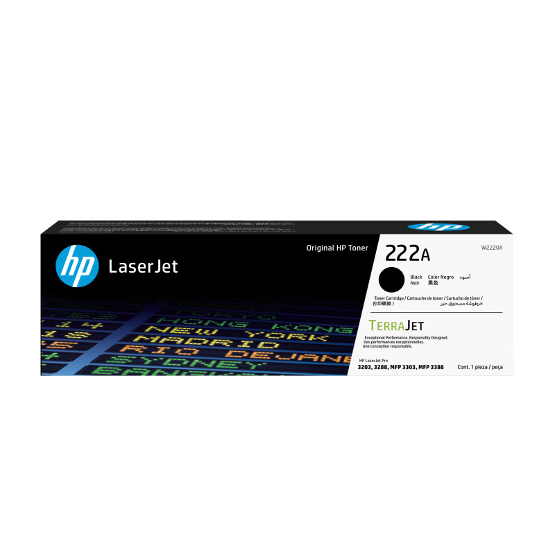HP ตลับหมึกโทนเนอร์ รุ่น W2220A สีดำ Black