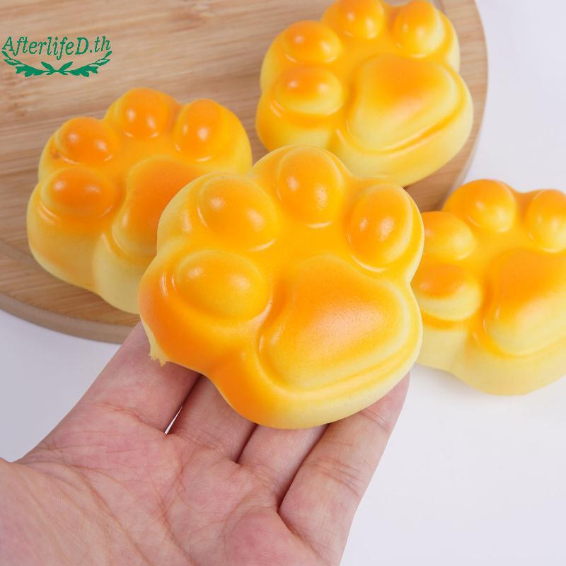 AF Cat Paw Anti-Stress ของเล่นช้า Rebound ยืดหยุ่นนุ่มบีบ Fidget น่ารักสําหรับโต๊ะทํางานตกแต่งของขวัญ A