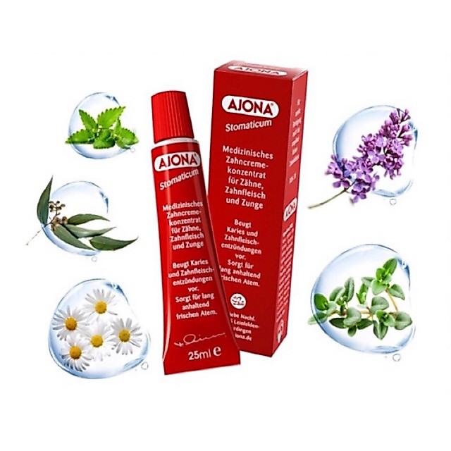 🔥พร้อมส่ง หมดอายุ09/2027 ยาสีฟัน AJONA(อะโจน่า) 25ml 🇧🇪เยอรมนี ของแท้100%