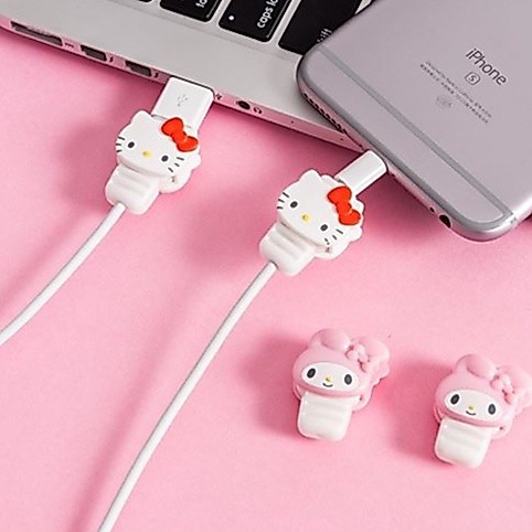 2 ชิ้น ที่ม้วนเก็บสายชาร์จ เคสป้องกัน สายเคเบิลกัด ฝาครอบสายไฟ ที่ม้วนเก็บ