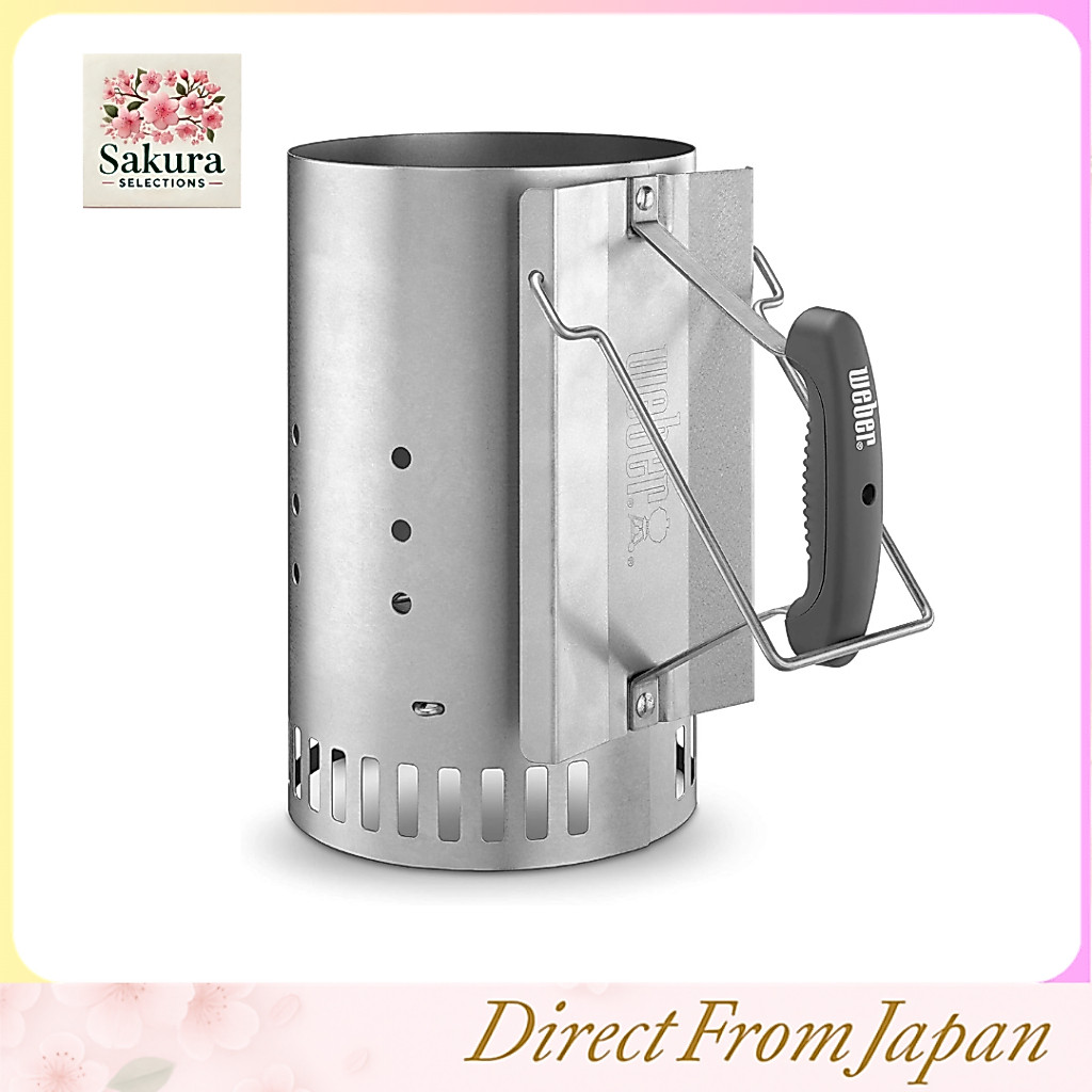 Weber Rapidfire Chimney Starter ที่จุดถ่าน BBQ อุปกรณ์ปิ้งย่างสำหรับเตาถ่าน