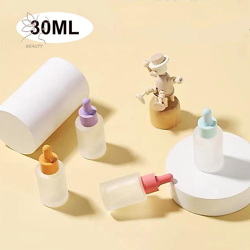 [maybeauty] 1/7 ชิ้น 30 มิลลิลิตรขวดแก้วขวดแบบพกพาเดินทางเครื่องสําอางคอนเทนเนอร์สําหรับเซรั่มโลชั่นน้ําหอมน้ํามัน Dripper {TH}