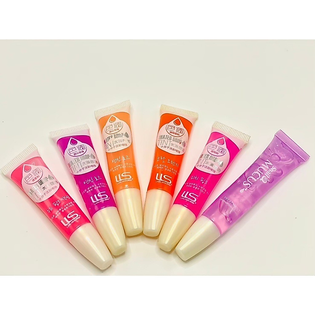 พ้อมส่ง  ลิปกรอส ปากฉ่ำวาว อวบอิ่ม สีใส ไม่เปลี่ยนสี (สีชมพู)