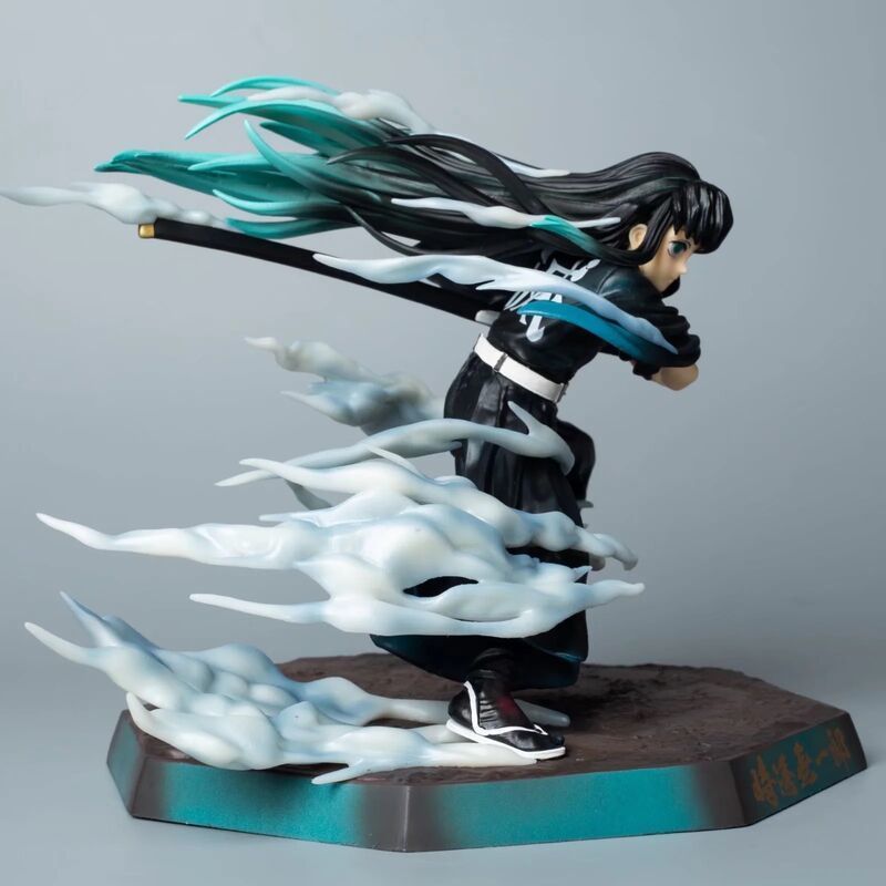Demon Slayer GK Kasumizhu Shitou Muichiro หนึ่งในเก้าเสาเครื่องประดับรุ่น Boxed Figure