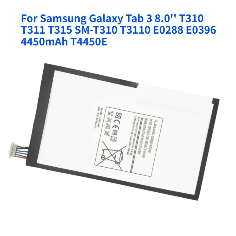 สําหรับ Samsung Galaxy Tab 3 8.0 T310 T311 T315 SM-T310 T3110 E0288 E0396 4450mAh T4450E 4450mAh แบต