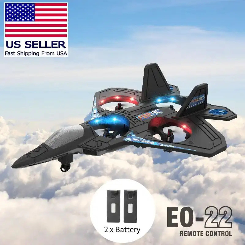 เฮลิคอปเตอร์ควบคุมระยะไกล,โดรนสําหรับผู้เริ่มต้นเครื่องบิน rc,BEZGAR RC Fighter Aircraft F-22 Raptor