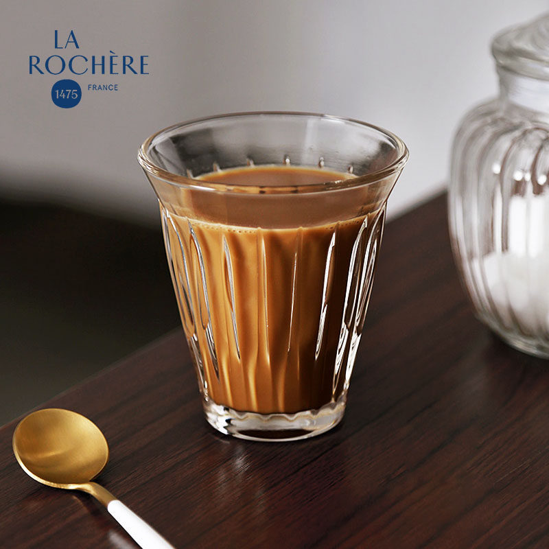 แก้วสแตนเลส โหล La Rochere ถ้วยกาแฟ dirty นำเข้าจากฝรั่งเศสแก้วลาเต้ทนความร้อนแก้วอิตาลีแก้วเรียบง่า