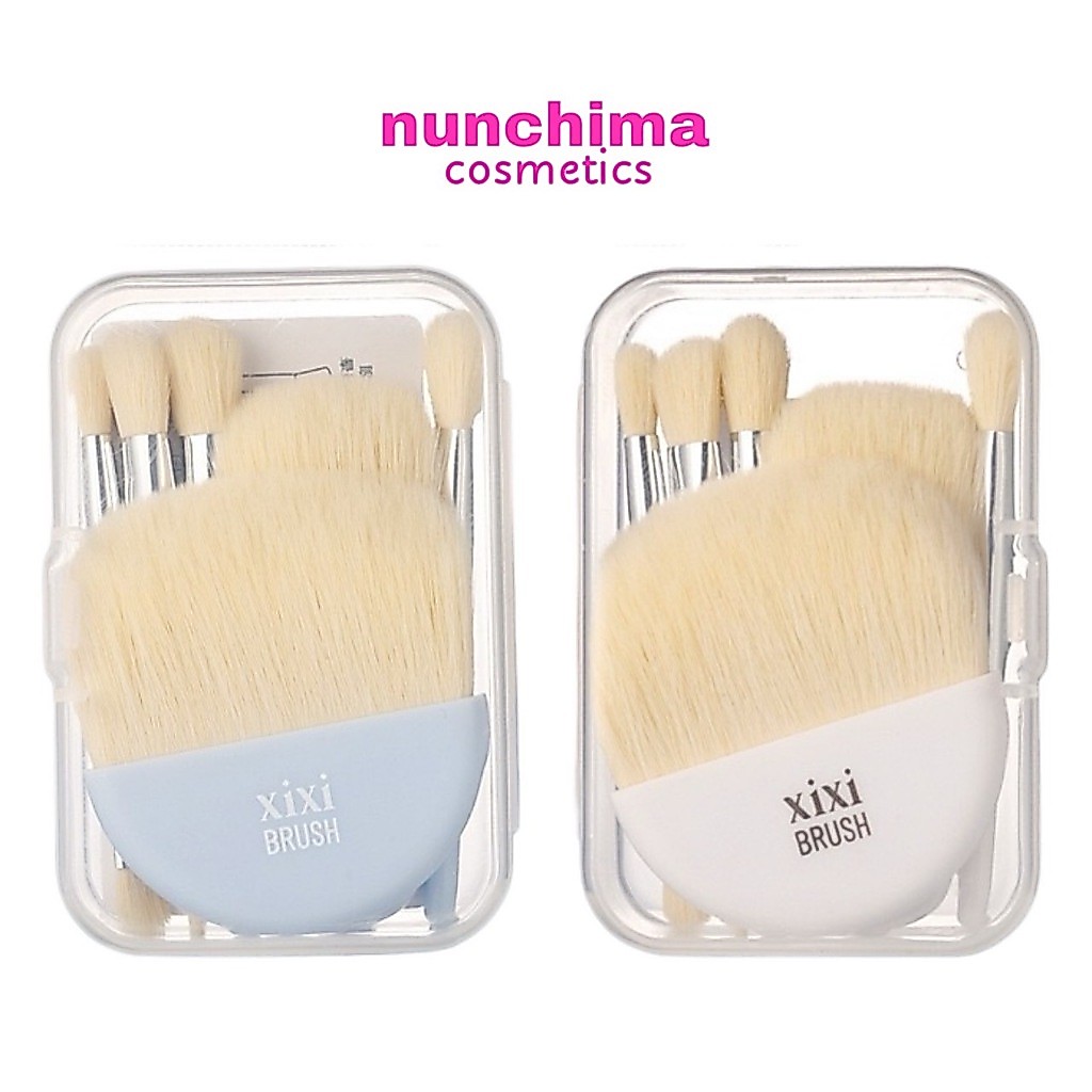 X772 XIXI Mini Portable Brush Set ซีซี่ มินิ พอร์ทเทเบิล บรัช เซ็ต ชุดแปรงแต่งหน้ามินิ 6 ชิ้น