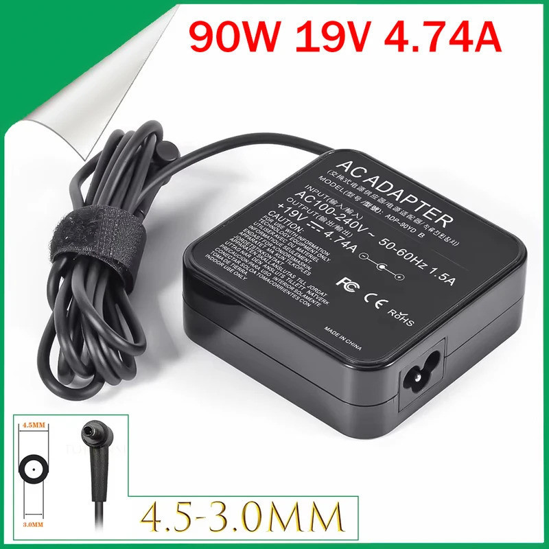 19V 4.74A 90W Universal AC Charger Power Adapter สําหรับ Asus ADP-90SE BB 90-N6EPW2000 EXA0904YH EXA