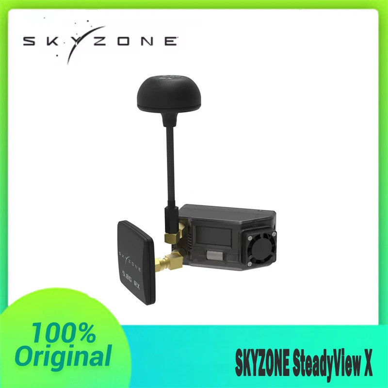SKYZONE เครื่องรับสัญญาณหน้าจอ SteadyView X 5.8 Ghz IPS โมดูลช่วง Shuttle Control ความไวสูง FPV สําห