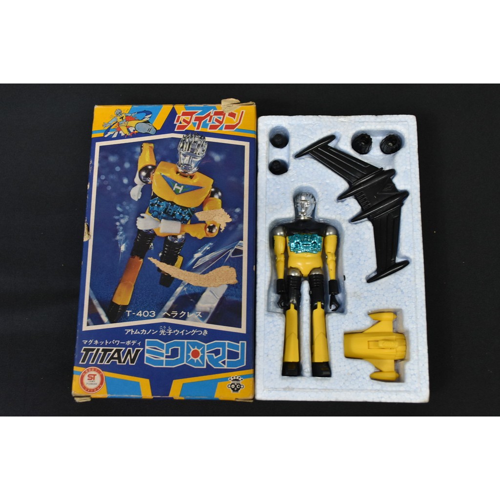 Vintage Takara Microman Titan T-403 Hercules Figure Magnet Power Body Japan