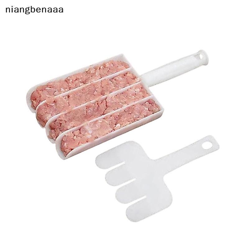 (niangbenaaa) เครื่องทําลูกชิ้นสามครัวสร้างสรรค์, ที่ตักลูกบอลเนื้อพร้อมเครื่องทําบอลจอบตัด, เครื่องทําลูกชิ้นลูกยอสติ ใหม่