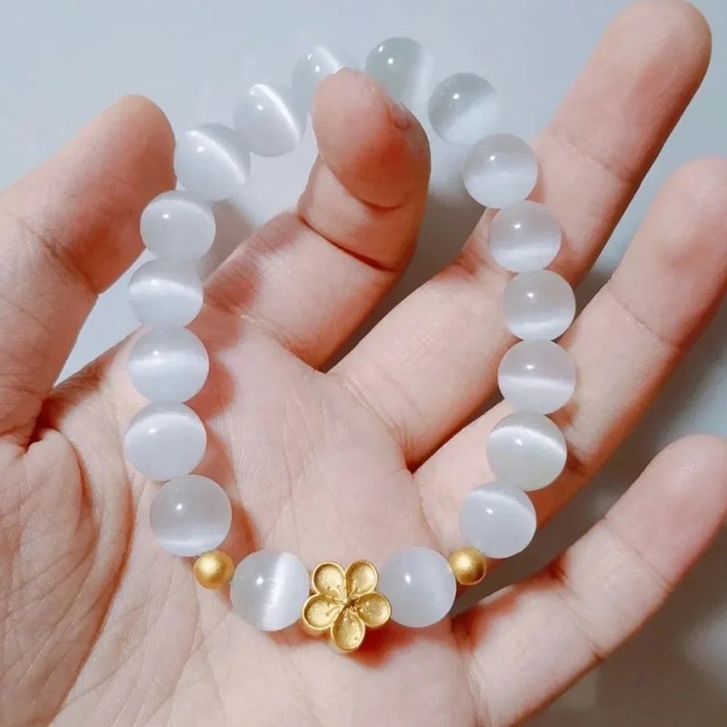 Opal Niche Fresh Bracelet Female Free Girlfriends 8mm Bracelet Mori Series