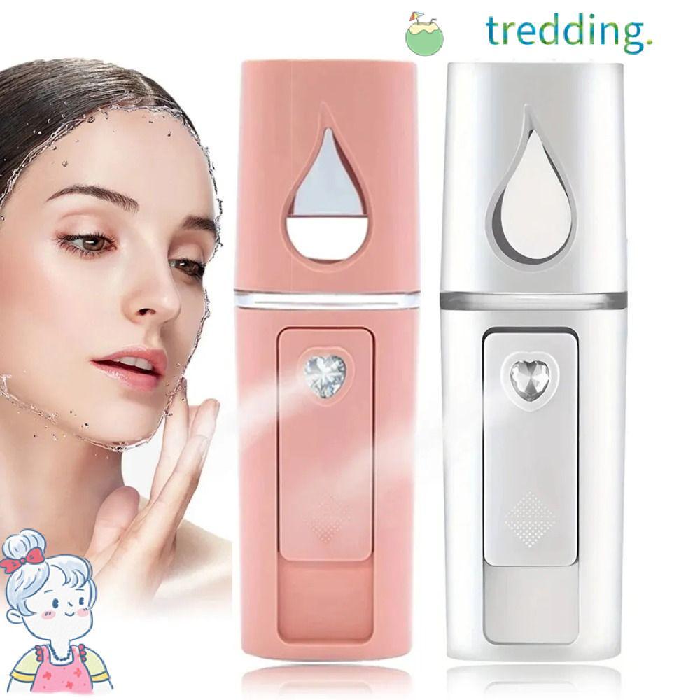 TREDDING491 Sprayer, Wrinkle Care Nano Spray Face Steamer, แบบพกพา 20ml ความจุ USB ชาร์จ Hydrating Sprayer Skin Care
