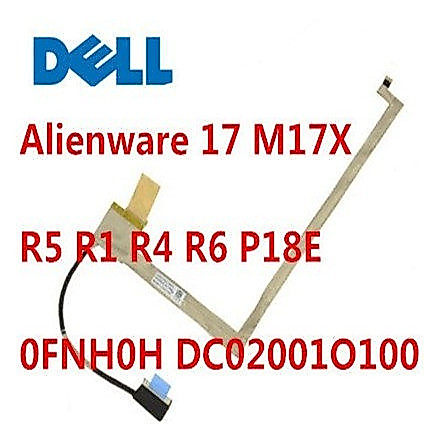 เหมาะสําหรับ DELL Alienware 17 M17X R5 R6 P18E สายหน้าจอหน้าจอ 0FNH0H