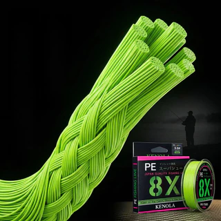 สายPEถักแท้ PE Line สายตีเหยื่อปลอม 4X 8X 100ม. เส้นเล็กเหนียวทนทาน แรงดึงสูง