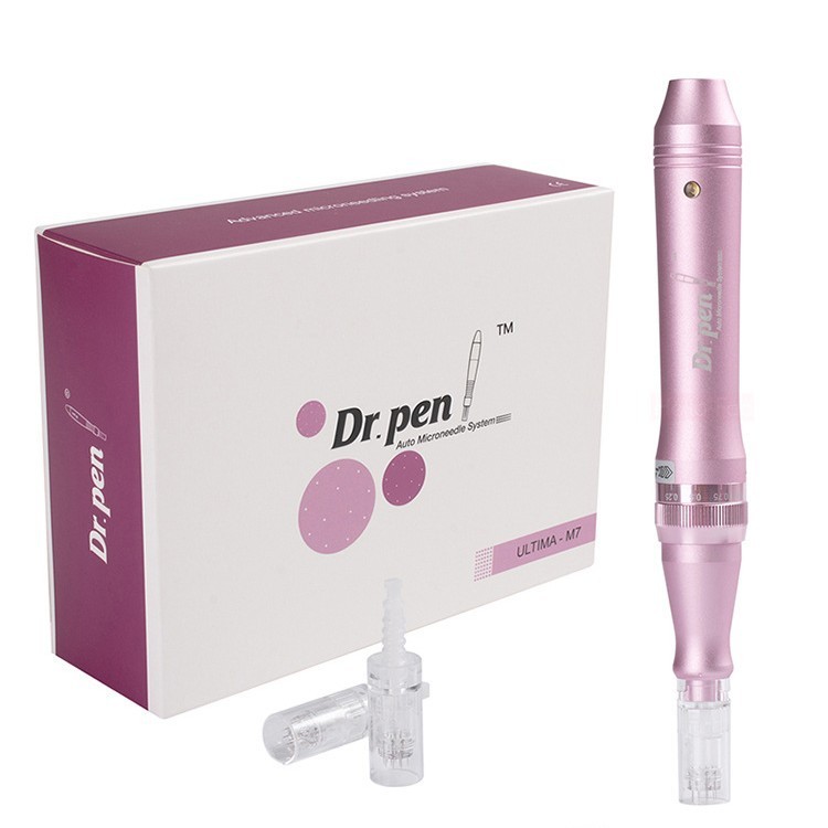 ดร. ปากกา เครื่องมือเข็มไมโครไฟฟ้า Rose Gold M7-W ประเภทแบบชาร์จไฟได้ mts นําเข้าเครื่องมือความงาม R