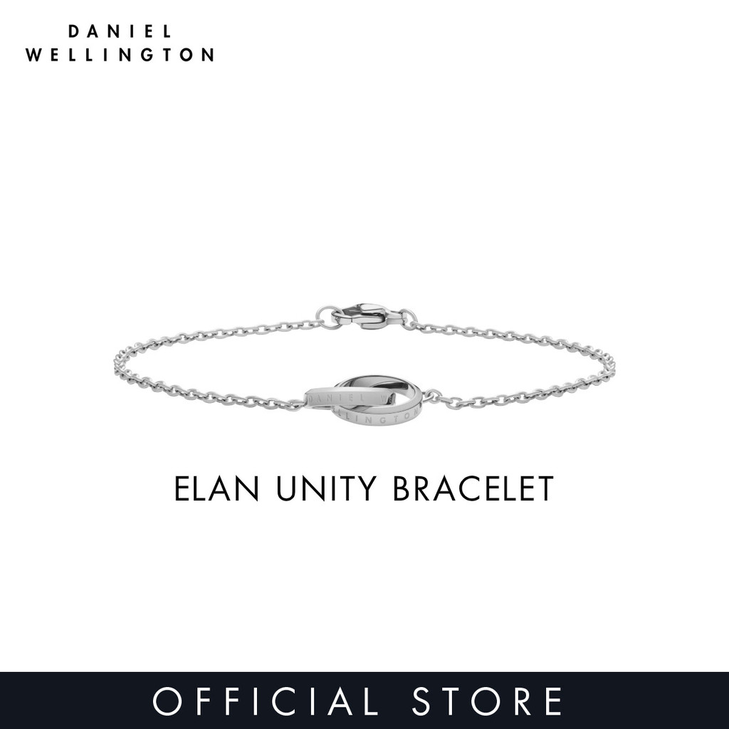 (พรีออเดอร์) Daniel Wellington กำไลข้อมือ ELAN UNITY BRACELET 175มม สีเงิน
