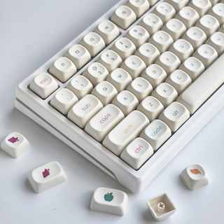 Minimalist Keycaps MOA โปรไฟล์ 124 คีย์ PBT Dye Sublimation …