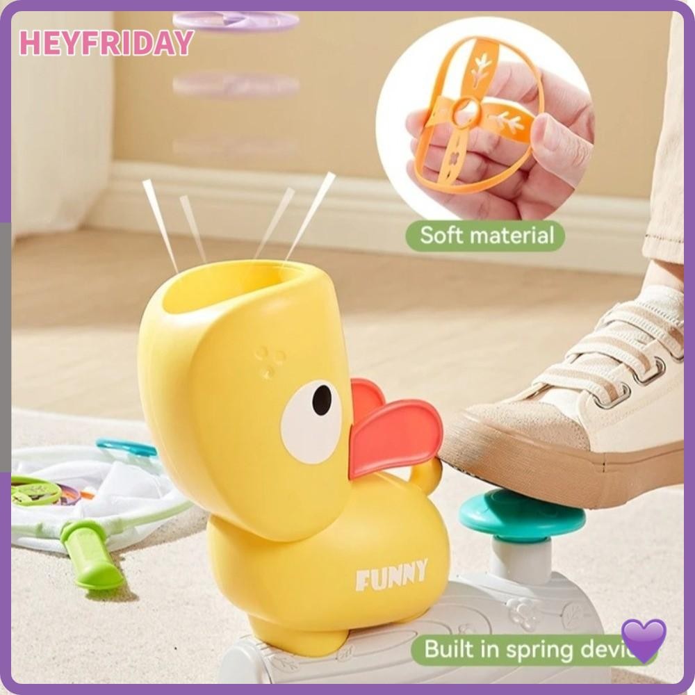 HEYFRDAY Flying Air Disc Launcher, Flying Disc Air Disc Disc Disc Flying Game, Flying Game Sport Toy