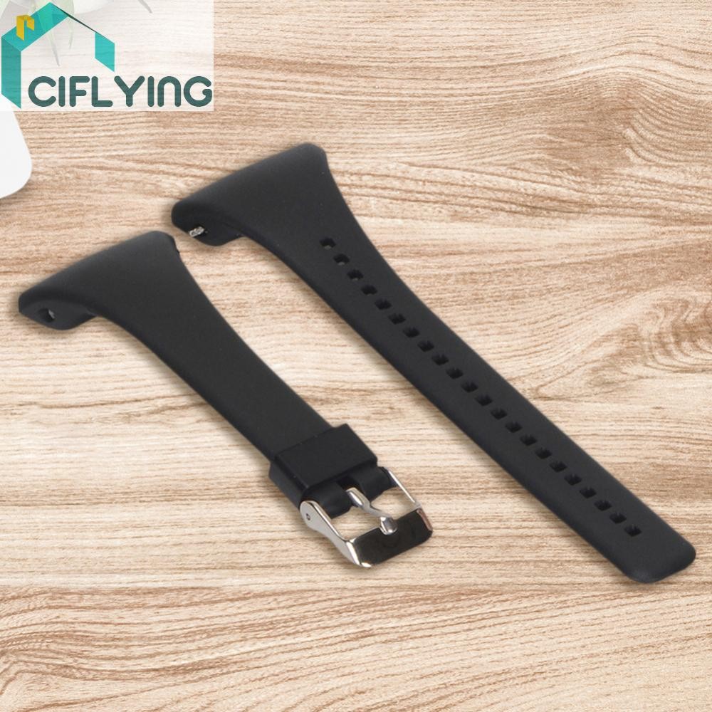 สายรัดข้อมือซิลิโคนปรับปฏิบัตินาฬิกาเปลี่ยนกันน้ําสบายสําหรับ POLAR FT4 FT7 FT Series [Ciflying.th]