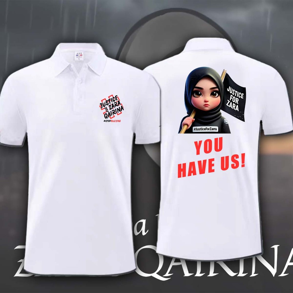 เสื้อผ้าโปโลยุติธรรมสําหรับเสื้อผ้า Zara Qairina Cotton helpian 016 2025