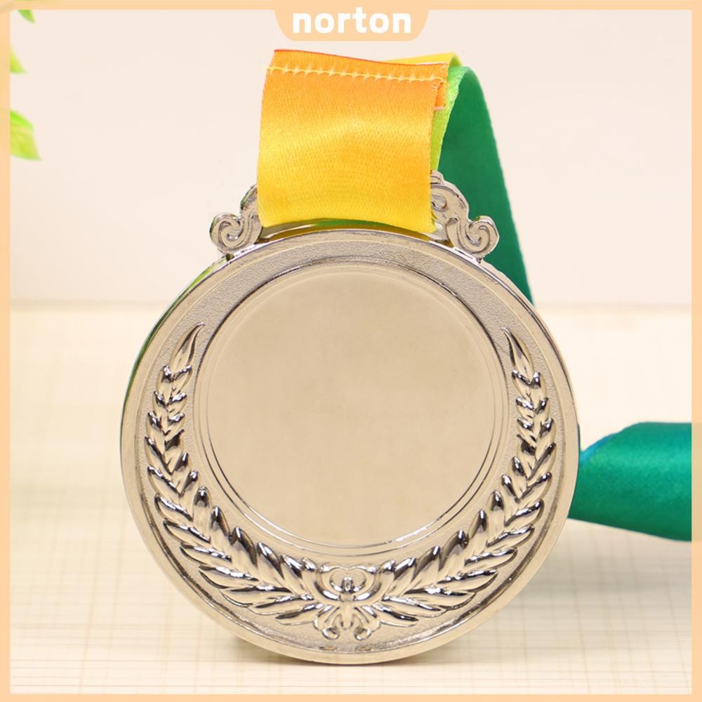 เหรียญรางวัลสีบรอนซ์เงินทอง 2 นิ้วพร้อมริบบิ้นคอ 1st 2nd 3rd รางวัลเหรียญรอบสําหรับปาร์ตี้การแข่งขัน