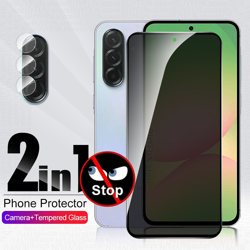 2in1 For Samsung Galaxy A56 5G 6.7" A566V A566B/DS Hard Glass /Soft Hydogel Film privacy /Matte Scre