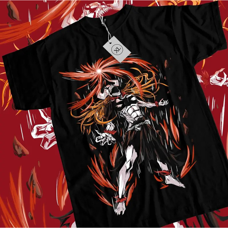 Bleach Ichigo Kurosaki Manga Strip Horror Anime เสื้อยืดของขวัญทุกขนาด