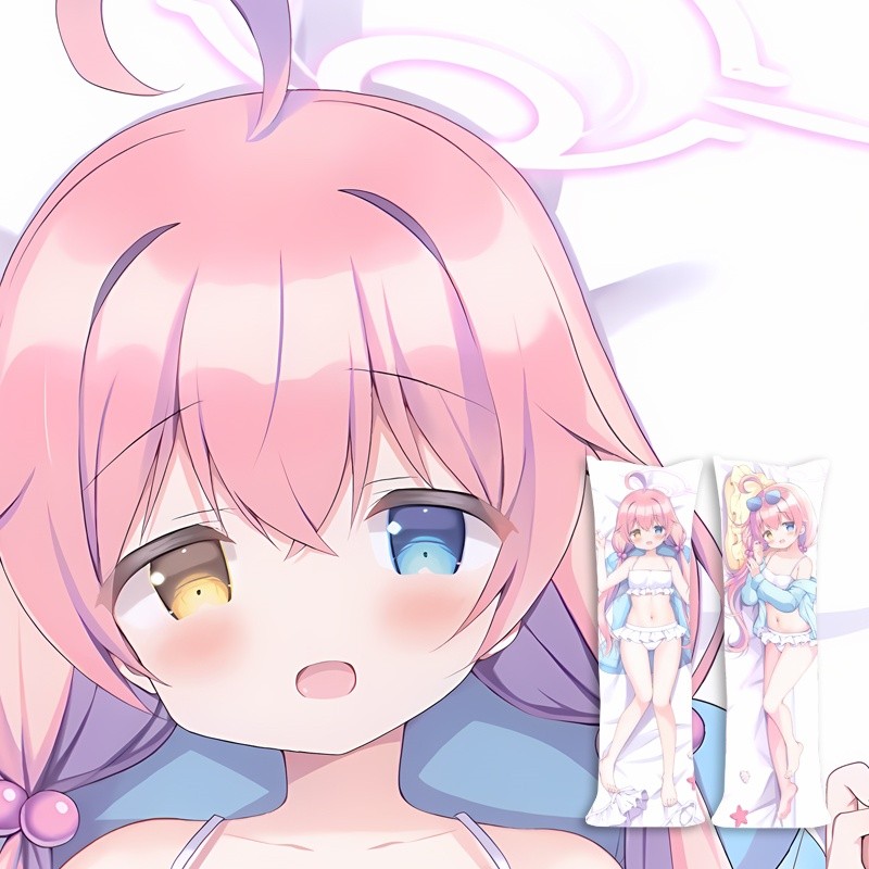 มังงะ Dakimakura ตัวละคร Takanashi Hoshino จาก.Blue Archive หมอนก�อดแบบสองทาง สไตล์อะนิเมะ